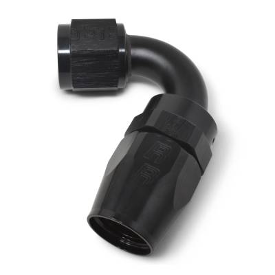 Russell - Russell 613405 Full Flow Swivel Hose End 120-DEG End Black