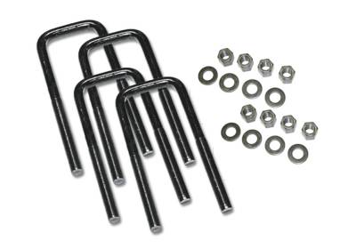 Superlift - Superlift 5/8" x 2.5" x 11" Square U-Bolt Set w/Hardware 11064