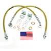 Superlift - Superlift Front Stainless Brake Lines 4"-6" Lifts-Pair for 97-06 Jeep TJ 91460