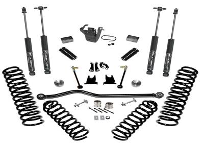 Superlift - Superlift K928 4" Suspension Lift Kit SR Shocks for 07-18 Wrangler JK 4DR