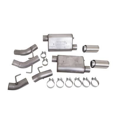 BBK Performance Parts - BBK Performance 41065 Axle-Back Exhaust System Stainless for 10-15 Camaro SS