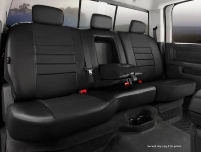 FIA - FIA SL62-49 BLK/BLK SL REAR 40/60 Seat Cover for 09-24 RAM 1500/10-18 2500/3500