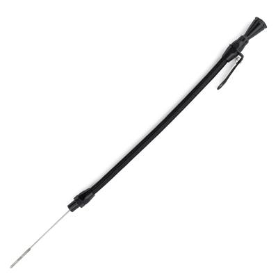 Lokar - Lokar XED-5017 Hi-Tech Flexible Black SS Engine Dipstick Universal 1/4" Fitting