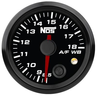 NOS/Nitrous Oxide System - NOS 15945NOS Air/Fuel Wideband Gauge Kit 2-1/16" Black Face