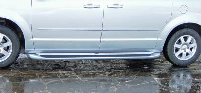 Owens Products - Owens 2188-01 GlaStep Fiberglass Running Board for 09-14 Routan/08-17 Caravan