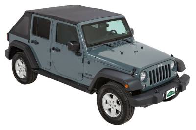 Pavement Ends - Pavement Ends 56843-35 Frameless Sprint Top Black Diamond for 10-17 Wrangler 4DR