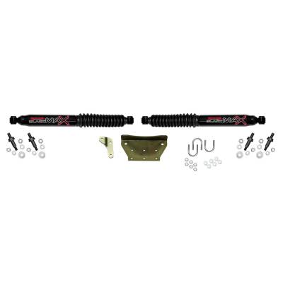 Skyjacker - Skyjacker 8299 Black Dual Steering Stabilizer Kit 99-04 Ford Excursion/F250/F350