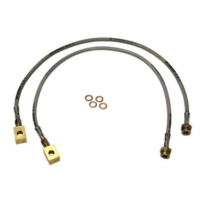 Skyjacker - Skyjacker FBL35 SS 4-8" Lift Front Brake Line Pair for 83-88 Bronco II/Ranger
