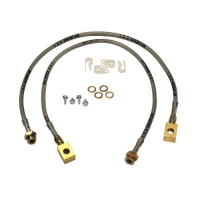 Skyjacker - Skyjacker FBL88 SS 4-6" Lift Front Brake Line Pair for 88-98 Chevy 1500/2500 4WD
