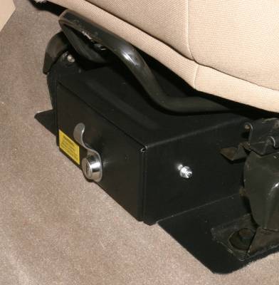 Tuffy Security Products - Tuffy Security 250-01 Firearm Security Safe for 97-02 Jeep Wrangler TJ Flip Seat