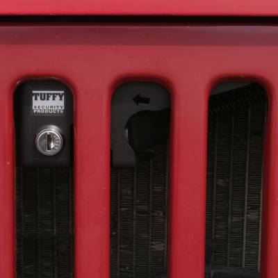 Tuffy Security Products - Tuffy Security Products 295-01 Hood Lock for 87-95 Jeep Wrangler YJ