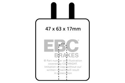 EBC Brakes - EBC Brakes DP2120 Greenstuff 2000 Series Sport Brake Pads