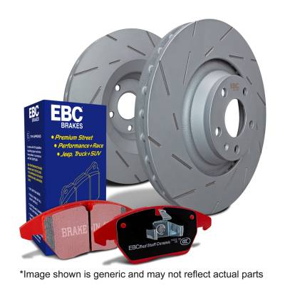 EBC Brakes - EBC Brakes S4KF1000 S4 Kits Redstuff & USR Rotor for 94-05 Miata