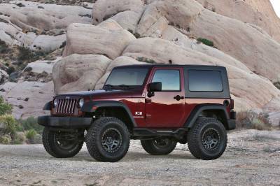 Fabtech - Fabtech FTS24129 Adjustable Track Bar for 07-18 Jeep Wrangler JK