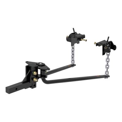 CURT - CURT 17050 Round Bar Weight Distribution Hitch w/Integrated Lubrication 5-6K