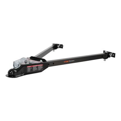 CURT - CURT 19745 Universal Tow Bar w/2" Coupler 5000 lbs Adjusts 26" To 40"