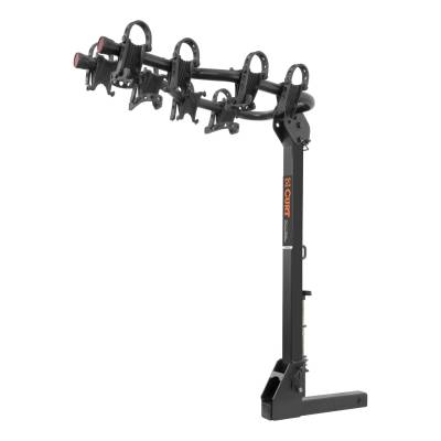 CURT - CURT 18064 Premium Hitch-Mounted Bike Rack 4 Bikes 2" Shank