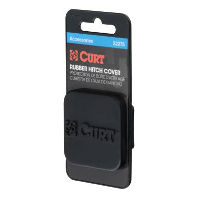 CURT - CURT 22275 1-1/4" Rubber Hitch Tube Cover Packaged