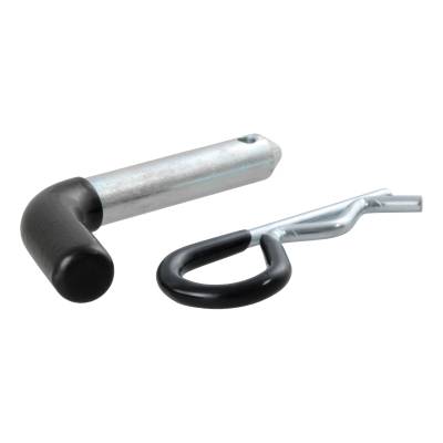CURT - CURT 21410 1/2" Hitch Pin 1-1/4" Receiver Zinc w/Rubber Grip