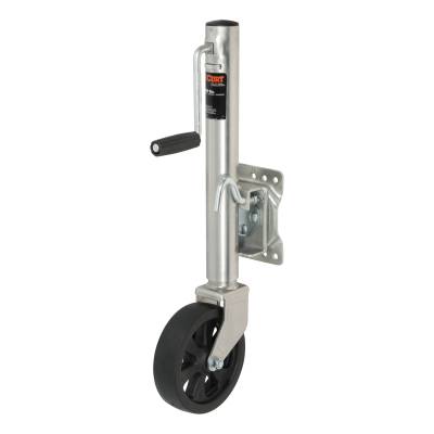 CURT - CURT 28115 Marine Jack w/8" Wheel 1500 lbs 10" Travel