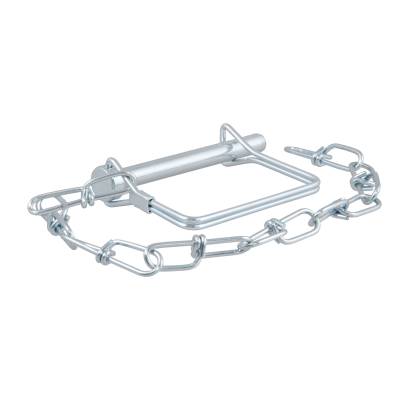 CURT - CURT 25034 5/16" Safety Pin w/12" Chain 3" Pin Length