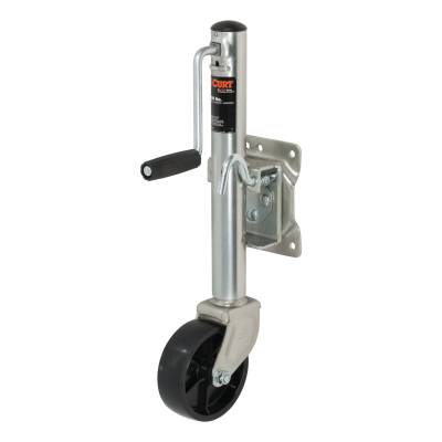 CURT - CURT 28112 Marine Jack w/6" Wheel 1200 lbs 10" Travel
