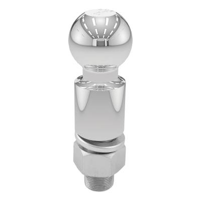 CURT - CURT 40036 2-5/16" Trailer Ball 1-1/4" x 2-5/8" Shank 2" Rise 10000 lbs Chrome