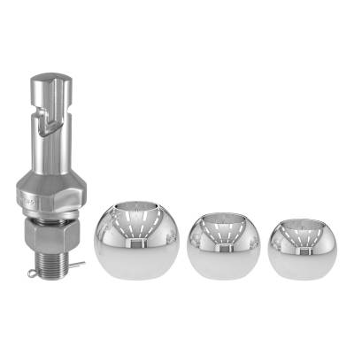 CURT - CURT 42225 Switch Ball Trailer Ball Set 1-7/8" 2" & 2-5/16" Balls 1"x2.25" Shank