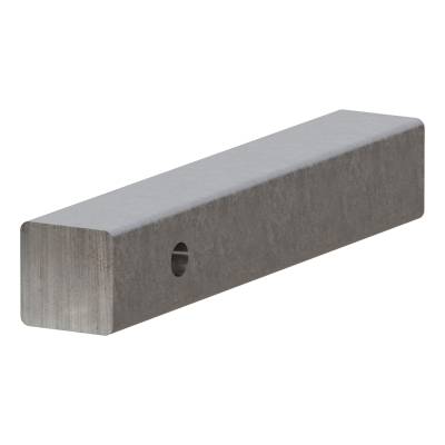 CURT - CURT 49530 2" x 12" Raw Steel Hitch Bar