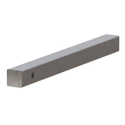 CURT - CURT 49536 2" x 24" Raw Steel Hitch Bar
