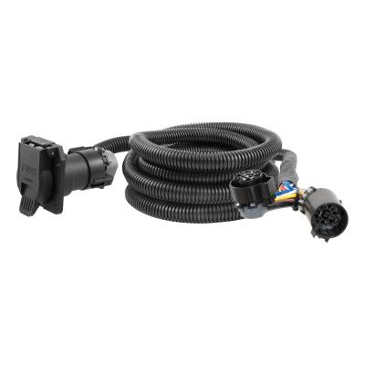 CURT - CURT 56000 5th/Fifth Wheel & Gooseneck 10' Wiring T-Connectors for Adding 7-Way
