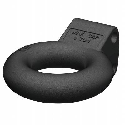 CURT - CURT 48601 Channel-Style Lunette Ring 12000 lbs 3" I.D. Black