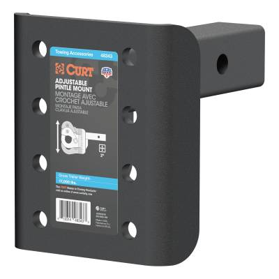 CURT - CURT 48343 Adjustable Pintle Mount