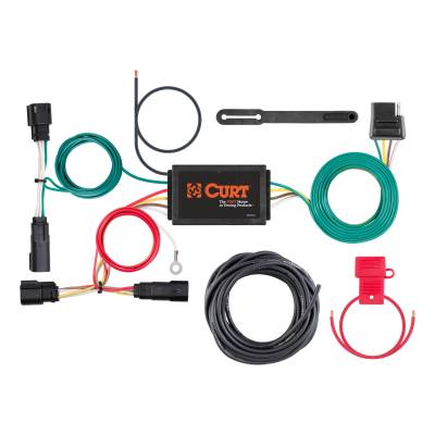 CURT - CURT 56320 Custom Wiring Harness 4-Way Flat Output 17-18 Ford Escape