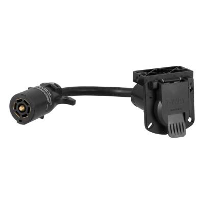 CURT - CURT 57003 7-Way RV Blade LED Electrical Adapter Not A Wiring Extension