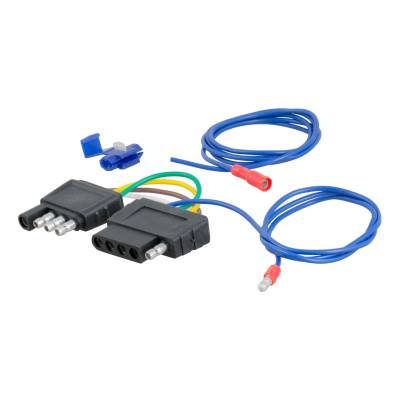 CURT - CURT 57187 4-Way To 5-Way Flat Adapter for Boat Trailer Surge Brakes