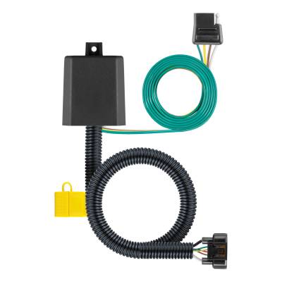 CURT - CURT 56420 Custom 4-Flat Wiring Connector for 19-20 Palisade Santa Fe Telluride