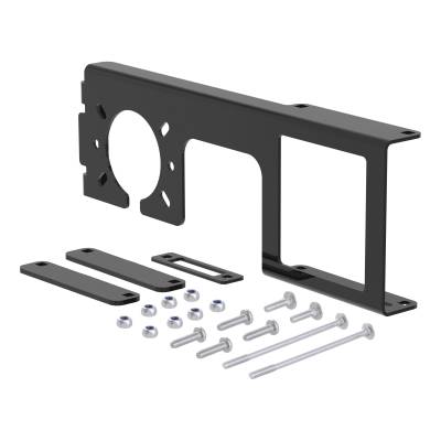 CURT - CURT 58003 Easy-Mount Wiring Bracket for 4/5-Flat & 6/7-Round 2.5" Receiver