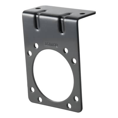 CURT - CURT 58510 Connector Mounting Bracket for 7-Way RV Blade Heavy-Duty Black