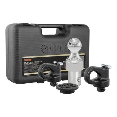 CURT - CURT 60639 Factory-Style Gooseneck Ball & Safety Chain Anchor Kit GM/Titan/Ford