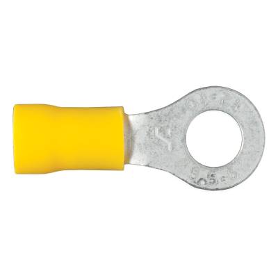 CURT - CURT 59534 Ring Terminals 12-10 Wire Gauge 1/4" Stud Size 100-Pack