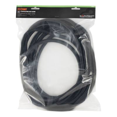 CURT - CURT 59827 Convoluted Slit Loom 1/2" x 25' Tubing Packaged