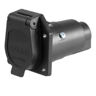 CURT - CURT 58150 7-Way Round RV Blade Wiring Connector