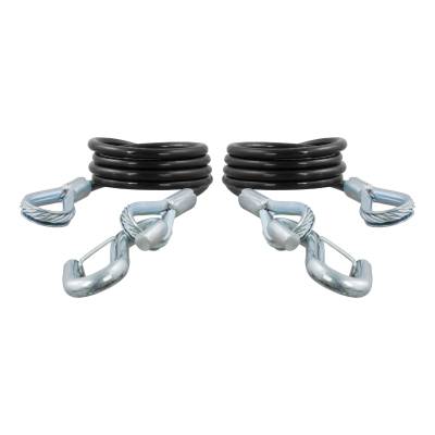 CURT - CURT 80136 Nylon Coated Safety Cable