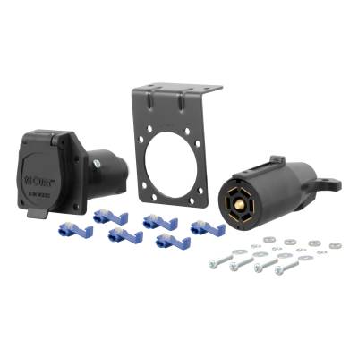 CURT - CURT 58152 7-Way Round RV Blade Wiring Connector