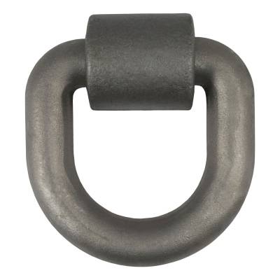 CURT - CURT 83770 3" x 3" Weld-On Tie-Down D-Ring 15587 lbs Raw Steel
