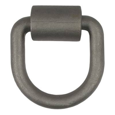 CURT - CURT 83750 3" x 3" Weld-On Tie-Down D-Ring 6100 lbs Raw Steel