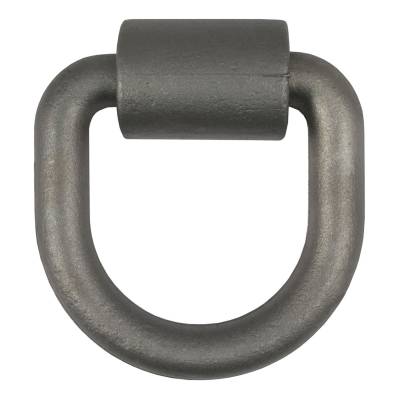 CURT - CURT 83760 3" x 3" Weld-On Tie-Down D-Ring 8833 lbs Raw Steel