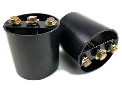 Tuff Country - Tuff Country 40001 4" Rear Suspension Air Bags Spacer Kit Non-Tapered Pair