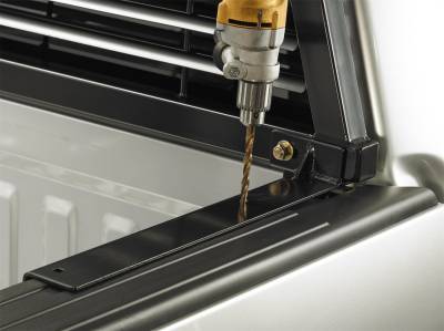 RealTruck Backrack - Backrack 30124LP Low Profile w/21" Toolbox for 19-26 Silverado/Sierra 1500